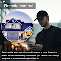 Miniatyrbild 3 av 5: WiFi DIN-skena Smart Energimätare 1P 63a Corner Crossfier WiFi Intelligent WiFi Multiple WiFi Domestic Circuitor, strömbrytare ansluten via Tuya-appen