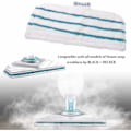 Pikkukuva 5 / 5: 5 suorakulmaista mikrokuituista puhdistustarviketta Black Steam Mop+Decker -höyrymoppiin - korvaava FSMP20 - malleihin FSM1630, FSM1616, FSM1605, FSMH13E5, FSM1321, FSM