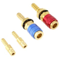 Miniatyrbillede 5 af 5: Hurtigkoblinger, 2 stk. 8 mm gas- og vand-hurtigkobling, ilt-hurtigkobling, TIG-fitting, vandkølet adapter til MIG TIG-svejsebrænder