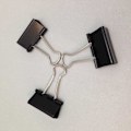 Miniatyrbillede 5 af 5: Sort - 12 pakke mappe - 41mm - Æske med multifunktionelle papirclips - Binder - Metal tegneclips til noter - Skrivepapir -