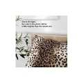 Miniatyrbild 3 av 4: Set med 2 dekorativa kuddfodral i leopardtryck för hemmet, soffan