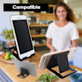 Miniatyrbilde 4 av 5: 6-pakks sammenleggbar mobiltelefonstativ, multivinkel mobiltelefonstativ, universell bordstativ for alle mobiltelefoner og nettbrett A