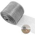 Miniatyrbilde 1 av 5: Anti-gnagerbarriere, rustfritt stål fylling for veggsprekker, dobbeltlags metallnettrull, egnet for garasjen til hagehuset, 12,7 cm x