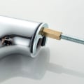 Miniatyrbilde 5 av 5: Blandebatteri for servant med lav tut, sølv, komplett med verktøy og monteringstilbehør, håndvaskbatteri for vask, messingkropp, krom