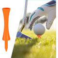 Miniatyrbillede 3 af 5: 100 stk. 70 mm Orange Plastik Golf Tees, Holdbare Castle Golf Tees, til Golf Driver, Golfmåtter og Plastik Golfbolde