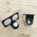 Miniatyrbillede 2 af 5: Foder skål krybdyr feeder, dobbelt krybdyr foderskåle plast sugekop feeder, til krybdyr, insekter, edderkopper, gekkoer, vivarier 2PCS