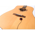 Miniatyrbillede 3 af 4: Akoustisk Piezo Kontakt Mikrofon Pickup Til Guitar Violin Mandolin Ukulele Sort