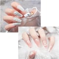 Miniatyrbillede 2 af 5: 12 farver 60 stykker, 3D bjørn harpiks neglekunst dekorationer krystal bjørn negleperler til DIY manicure dekor ornamenter glitter