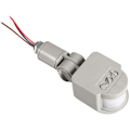Miniatyrbillede 1 af 5: Udendørs LED Infrarød Bevægelsesdetektor 90, 250 V 180 grader, vægkontakt, grå