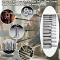 Miniatyrbilde 3 av 5: 12 stk. magnetisk skrutrekkerpipe 6-19mm krom vanadium legert stål slagtrekkerpipe magnetisk sekskantadapter for elektrisk skrutrekker, pipenøkkel