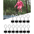 Miniatyrbild 2 av 5: 12 Stycken Trampolinskruvar, Trampolintillbehörsskruvar, Ersättningsskruvkit för Trampolin, Stabilitetsverktyg i Stål för Trampolin, för Stora Trampoliner a