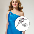 Miniatyrbilde 4 av 5: 120 par Butterfly Clutch Tie Tacks Pin Back Replacement med 8mm lengde tomme pinner for håndverk (sølv)