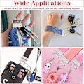 Miniatyrbilde 2 av 3: Nøkkelring Hardwaresett, Shynek 50 stk Lanyard Nøkkelring Hardware 1 tomme med Nøkkelring Tang Verktøy for Nøkkelring og Wristlet Klemme Hardware Forbruksvarer