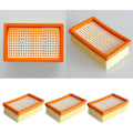 Miniatyrbilde 2 av 5: Pakke med 2 erstatningsfiltre for Karcher WD4 WD5 WD6 MV4 MV5 MV6 med flatt flatt