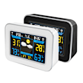 Miniatyrbillede 5 af 5: Wifi Meteorologisk Station Trådløs Meteorologisk Station Termometer Hygrometer Vejrudsigt LCD Ur Farveskærm Applikationsstyring