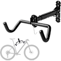 Miniatyrbild 1 av 2: Cykelväggfäste - Cykelställ förvaring - Horisontellt cykelställ - Justerbar cykelkrok