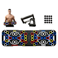 Miniatyrbillede 1 af 5: Push Up Board, Hjemmetræningsudstyr Bærbart Multifunktionelt Sammenklappeligt 54 i 1 Push Up Bar Gulv Push Up Håndtag, Styrketræningsudstyr til Mig