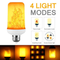 Miniatyrbild 1 av 3: 7W E27 LED-lampa med flammande effekt, energibesparande LED-lampa med flammande effekt, dekoration för inomhus- eller utomhusbruk, hem, trädgård