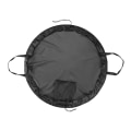 Miniatyrbilde 2 av 5: Vanntett skifteunderlag (130 cm diameter) for våtdrakter, vannsportutstyr, surfing, dykking, klesoppbevaring og båtlugarer