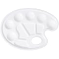 Miniatyrbillede 1 af 5: Hvid - 1 stk. Oval Malingbakke i Plast