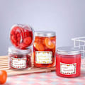 Miniatyrbillede 4 af 5: 1 rulle/250 stk. krukkeetiketter, fødevare-fryseetiketter selvklæbende marmeladeglasetiketter 5 x 3 cm etiket