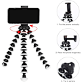 Miniatyrbild 2 av 4: Universal Smartphone Stativ - Gorillapod med Telefonhållare, Mini Bärbar Flexibel Stativ, Kamerastativ för iPhone och Android-enhet, Väger Endast 1 kg