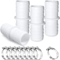 Miniatyrbild 1 av 5: 4 st adapter Poolkoppling, poolkoppling, Ø 32 mm till 38 mm, anslutningskit för poolslangar, med 8 klämhalsband, lämplig för swi