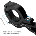 Miniatyrbilde 3 av 5: Sykkelforlenger, Heavy Duty sykkelforlengerfeste for GPS-lys/enheter/frontlykter/kameraer (svart)