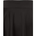 Miniatyrbilde 3 av 5: Svart, XL Retro Polyester Plissert Skater Skjørt Basic Mini/Midi/Uthulet Skjørt