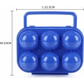 Miniatyrbild 2 av 5: 2-pack bärbar äggförvaring i plast, ägglåda, hopfällbar bärbar ägglåda ägglåda äggförvaringslåda behållare äggbricka