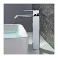 Miniatyrbild 2 av 5: Vattenfall Badrumsblandare Hög Pip Krom Handfat Blandare Modern Design-