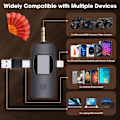 Miniatyrbillede 2 af 5: Trådløs Lavalier Mikrofon til iPhone/Android Telefon/Kamera/Laptop