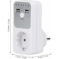 Miniatyrbillede 5 af 5: USB Timer Programmerbar Digital Programmerbar 24 Timer Mekanisk Mekanisk Mekanisk Mekanik Intelligent Timer Styringstilbehør Akvarium Sti