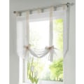 Miniatyrbillede 2 af 4: 1 stk. romersk gardin, sød knude, sidde soveværelse stil voile broderet vindue - Blå - 140cmx140cm