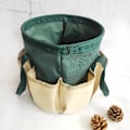 Miniatyrbilde 1 av 5: 6 Oxford Utility Skuldertasker Bundle Bag Toolkit Gjenbrukbar Innendørs og Utendørs Hageverktøyholder Oppbevaringspose, 19 * 21.5c