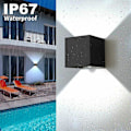 Miniatyrbild 4 av 5: 12w vägglampa med rörelsesensor för utomhus inomhus, Iave justerbar