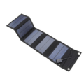 Miniatyrbilde 4 av 5: 5V 15W USB Solcellelader Bærbar Solcelle Vanntett Solbatteriladere Solpanel USB Powerbank med 5 Solpaneler d