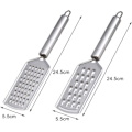 Miniatyrbilde 5 av 5: 2PCS Kjøkkenrivjern, Ostedrivjern Fint Rivjern for Kjøkken med Håndtak og Razor-Sharp Rustfritt Stålblad og for Sjokolade, Ost, Gulrot, Ingefær