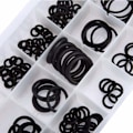 Miniatyrbillede 4 af 4: 225 stk. O-ring sortiment gummiskive sæt tætning ring kit til hjem og professionelle værksteder, garage og VVS-tjenester 18 størrelser