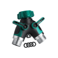Miniatyrbillede 2 af 4: Havevandsslangefordeler, 2-vejs hanehane-adapter
