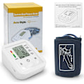 Miniatyrbild 2 av 5: Bärbar och hushållsanvänd tensiometer med manschettarmband, LCD-skärm, exakt mätning