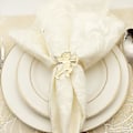 Miniatyrbillede 2 af 3: 12 stk. Guld Servietringe Elegante Cupid Servietholder Valentinsdag Bryllup Gårdsfest Favors