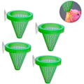 Miniatyrbillede 1 af 4: Vert-4 stk. Levende Rød Orm Kegle Foder Condaleed Plast Salumure Rejer Foise