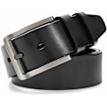 Miniatyrbilde 1 av 5: Lærbelte for menn til casual jeansbukser, spenne i legering, bredde 38 mm