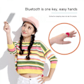 Miniatyrbillede 5 af 5: Bluetooth Mobiltelefon Skydecontroller Mini Selfie Fjernbetjening Ring Sort