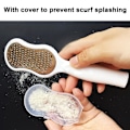 Miniatyrbillede 3 af 5: Wetdry Callus Remover W/catcher, Medicinsk-kvalitet Rustfrit Stål, Vaskbar | Fodfil, Fodskrubbe（hvid）