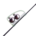Miniatyrbilde 3 av 4: 10 stk Alarmlys Dobbelklokke Fiske Stang Ring Klips