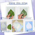 Miniatyrbild 4 av 5: 32 Ark Cyanotyppapper A5 Soltryckkonstkit Hög Känslighet Solpapper Naturligt Solljus Tryckkit Målningskonstpapper Lämplig för Barn Vuxen