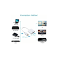 Miniatyrbillede 3 af 5: 1 stk. sort HDMI-adapter til VGA han-konverteradapter til hun 1080p til bærbar pc-tablet