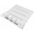 Miniatyrbillede 5 af 5: Vægmonteret foldbart brusebadssæde, foldbart brusebadssæde, foldbar brusebadsbænk, hvid